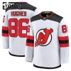 New Jersey Devils Dresy Fanatics Premium Jack Hughes 2024-25 Bílý Venkovní - Dětské